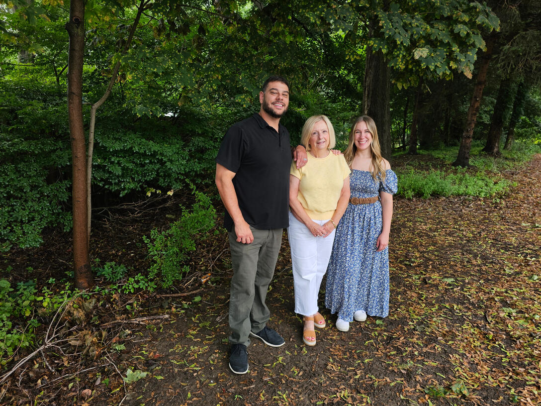 The Limitless Ohio Real Estate Group Shane Shannon, Kathy Archer and Sarah Jobin Spaller standing outside in Northeast Ohio.